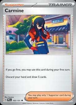Carmine — Prismatic Evolutions — Uncommon