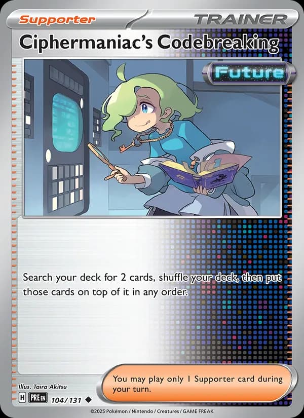 Ciphermaniac's Codebreaking — Prismatic Evolutions, Uncommon