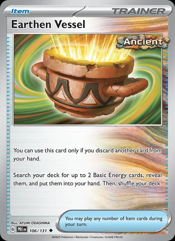 Earthen Vessel — Prismatic Evolutions, Uncommon