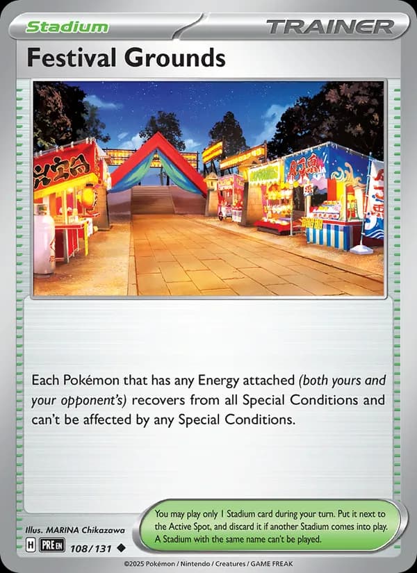 Festival Grounds — Prismatic Evolutions, Uncommon