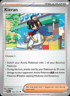 Kieran — Prismatic Evolutions — Uncommon