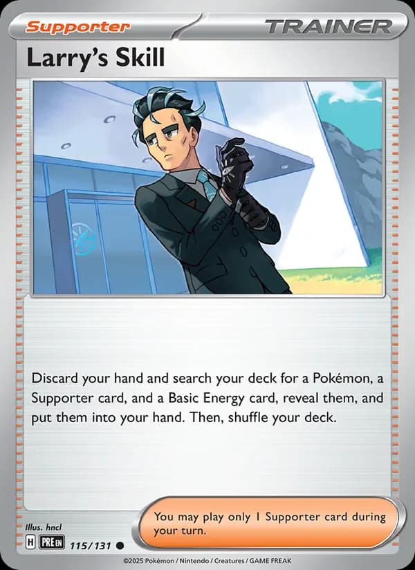 Larry's Skill — Prismatic Evolutions, Common
