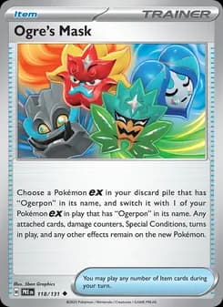 Ogre's Mask — Prismatic Evolutions — Uncommon