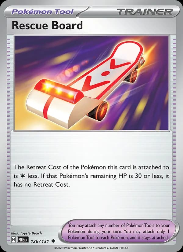 Rescue Board — Prismatic Evolutions, Uncommon