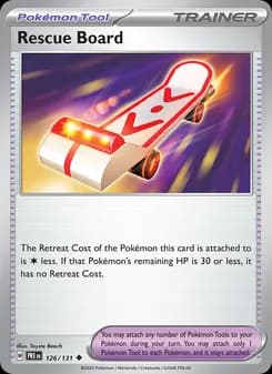 Rescue Board — Prismatic Evolutions — Uncommon
