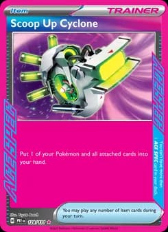 Scoop Up Cyclone — Prismatic Evolutions — ACE SPEC Rare