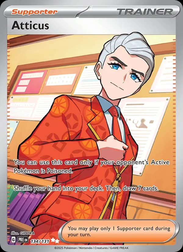 Atticus — Prismatic Evolutions, Ultra Rare