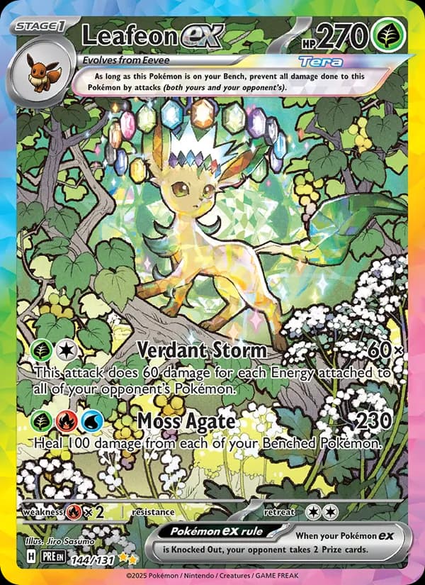 Leafeon ex — Prismatic Evolutions, Special illustration rare
