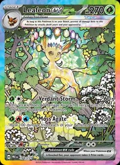 Leafeon ex — Prismatic Evolutions — Special illustration rare