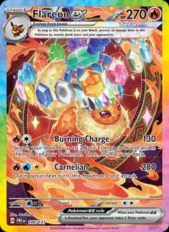 Flareon ex — Prismatic Evolutions — Special illustration rare
