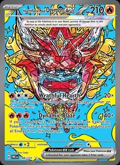 Hearthflame Mask Ogerpon ex — Prismatic Evolutions — Special illustration rare