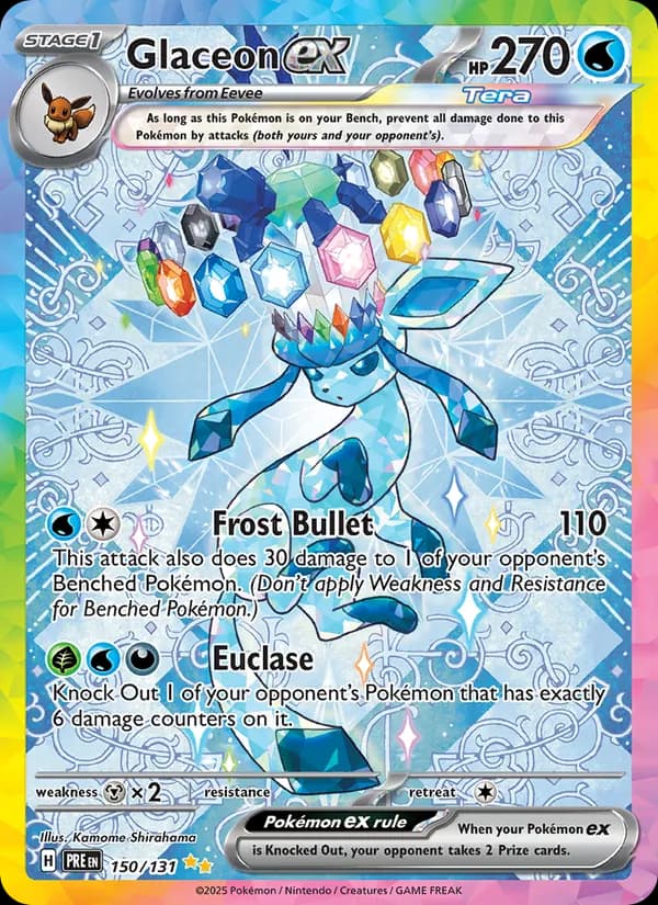 Glaceon ex — Prismatic Evolutions, Special illustration rare