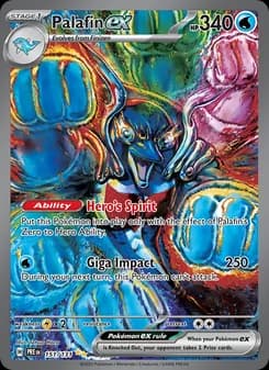 Palafin ex — Prismatic Evolutions — Special illustration rare