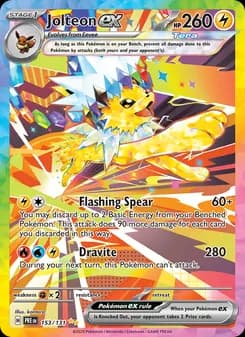 Jolteon ex — Prismatic Evolutions — Special illustration rare