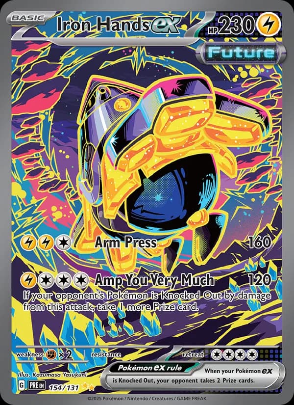 Iron Hands ex — Prismatic Evolutions, Special illustration rare