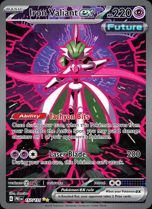 Iron Valiant ex — Prismatic Evolutions, Special illustration rare