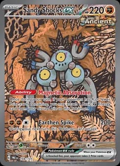 Sandy Shocks ex — Prismatic Evolutions — Special illustration rare