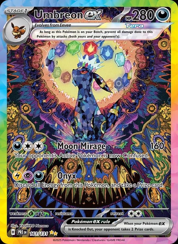 Umbreon ex — Prismatic Evolutions, Special illustration rare