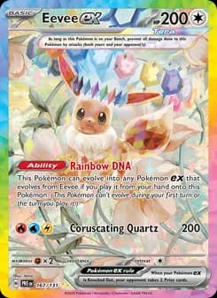 Eevee ex — Prismatic Evolutions — Special illustration rare