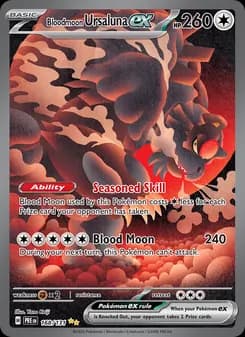 Bloodmoon Ursaluna ex — Prismatic Evolutions — Special illustration rare