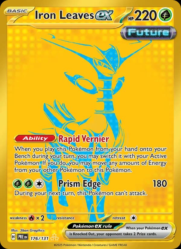 Iron Leaves ex — Prismatic Evolutions, Hyper rare