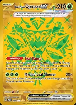 Teal Mask Ogerpon ex — Prismatic Evolutions — Hyper rare