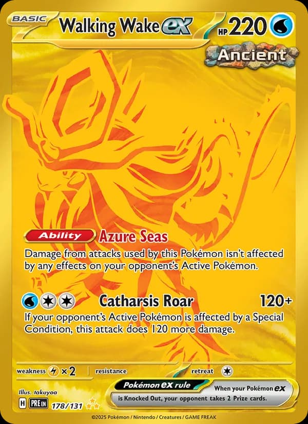 Walking Wake ex — Prismatic Evolutions, Hyper rare
