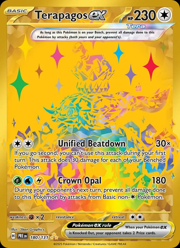 Terapagos ex — Prismatic Evolutions, Hyper rare