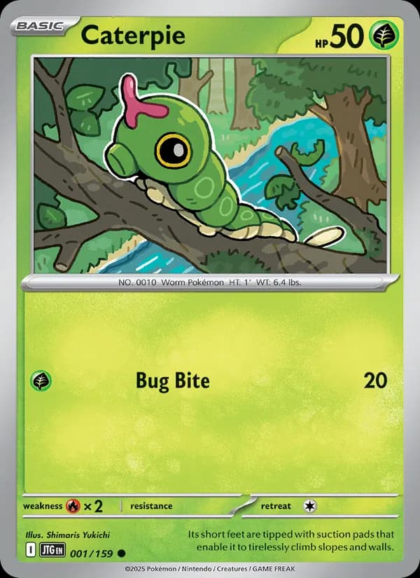 Caterpie — Journey Together, Common