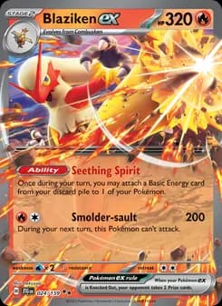 Blaziken ex — Journey Together — Double rare