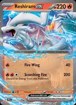 Reshiram ex — Journey Together — Double rare