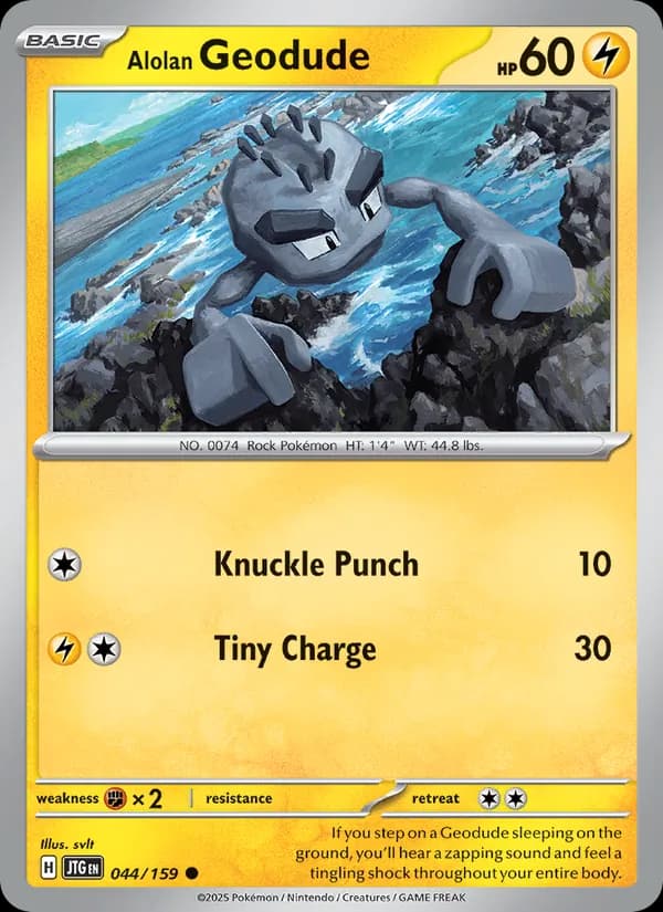 Alolan Geodude — Journey Together, Common