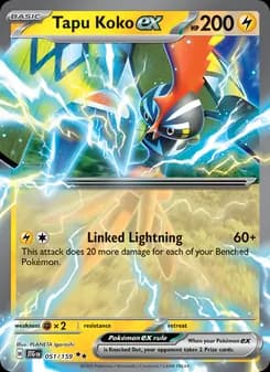 Tapu Koko ex — Journey Together — Double rare