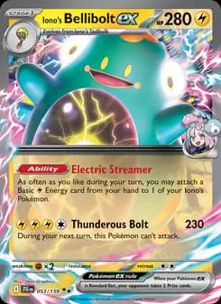 Iono's Bellibolt ex — Journey Together — Double rare