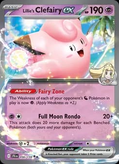 Lillie's Clefairy ex — Journey Together — Double rare
