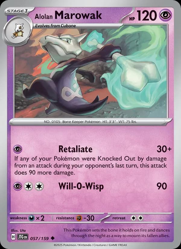 Alolan Marowak — Journey Together, Uncommon