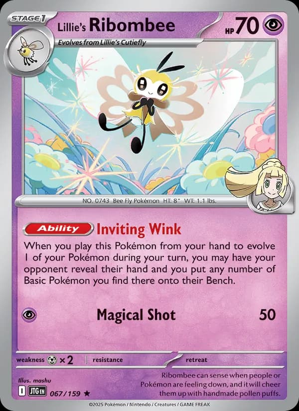 Lillie's Ribombee — Journey Together, Rare