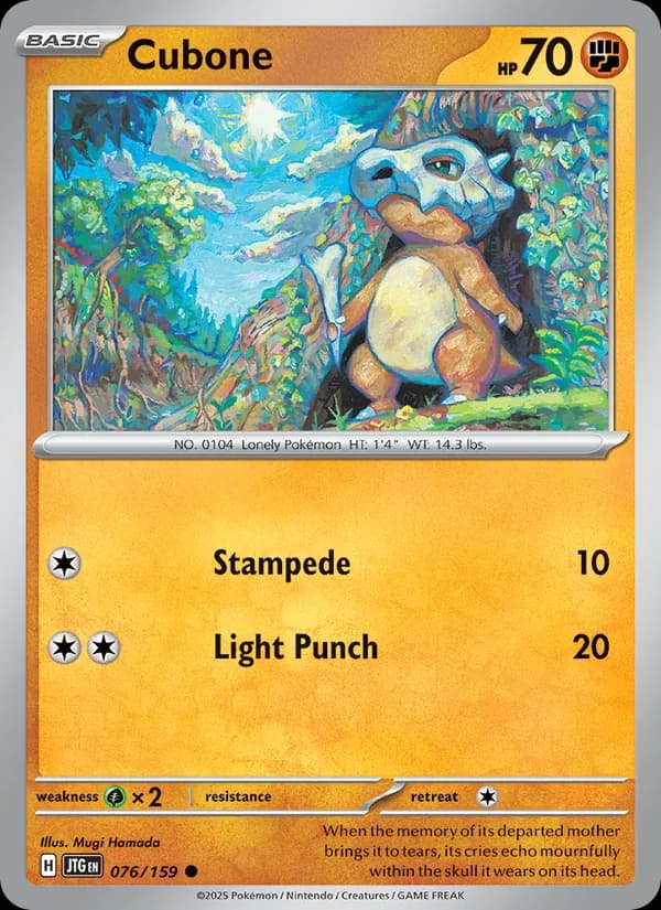 Cubone — Journey Together, Common