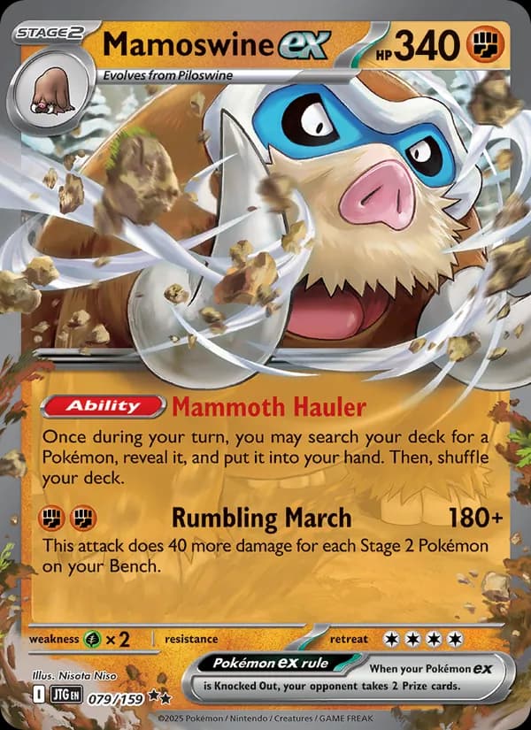 Mamoswine ex — Journey Together, Double rare