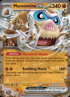 Mamoswine ex — Journey Together — Double rare