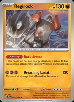 Regirock — Journey Together — Rare