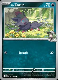 N's Zorua — Journey Together — Common