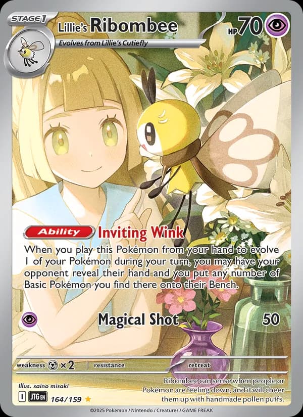 Lillie's Ribombee — Journey Together, Illustration rare