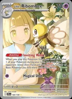 Lillie's Ribombee — Journey Together — Illustration rare