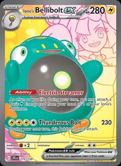 Iono's Bellibolt ex — Journey Together — Ultra Rare