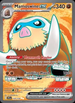 Mamoswine ex — Journey Together — Ultra Rare