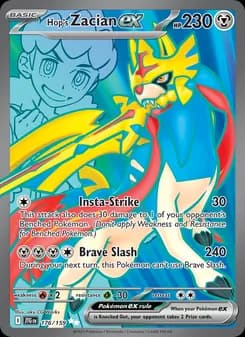 Hop's Zacian ex — Journey Together — Ultra Rare