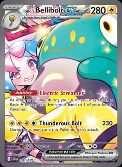 Iono's Bellibolt ex — Journey Together — Special illustration rare