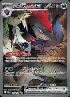 N's Zoroark ex — Journey Together — Special illustration rare