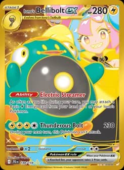 Iono's Bellibolt ex — Journey Together — Hyper rare